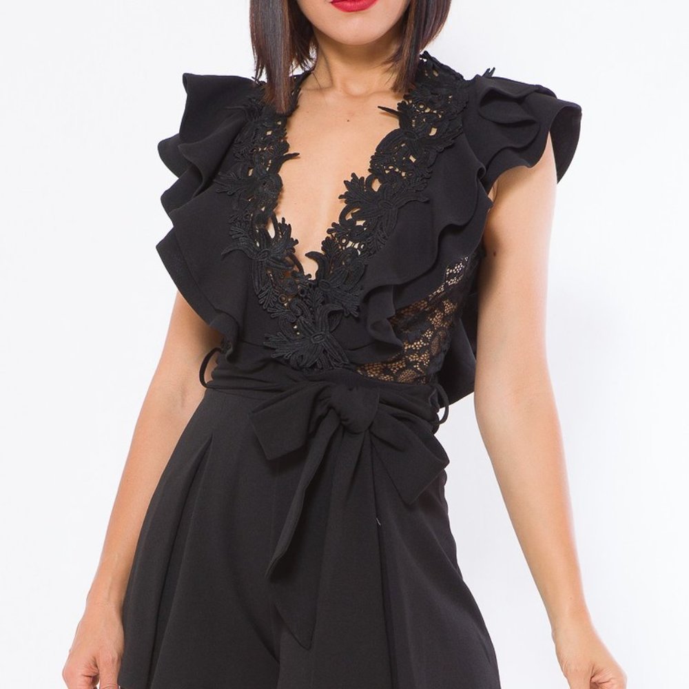 Black Romper - Picture 2 of 5